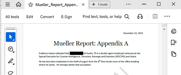 Improperly redacted PDF