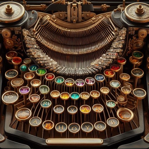 An old manual typewriter with nearly twice the typical number of keys and type bars.